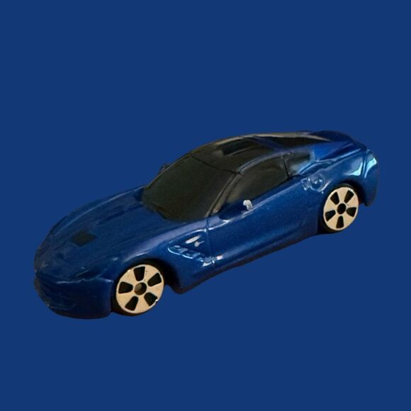 2014 Corvette Stingray Maisto Blue Fresh Metal Speed & Sport Diecast Car - Picture 2 of 7